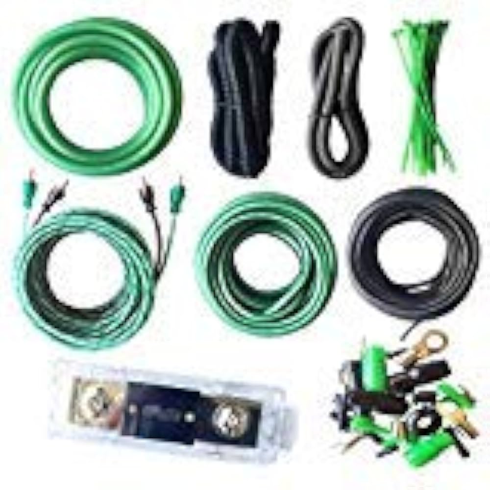 Amazon.com: SoundBox 4 Gauge Amplifier Wiring Complete Kit